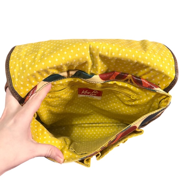 Fossil Floral Key-Per Crossbody Bag - Picture 3 of 7